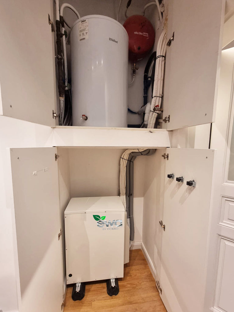 WASSERGEKÜHLTE KLIMAANLAGE EWA Single Set 1AC070SFE+Wandgerät R32 inkl. WIFI, KLIMAANLAGE OHNE AUSSENGERÄT OHNE BOHRUNG NACH AUSSEN